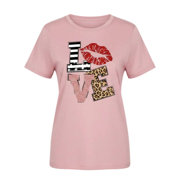 Printed Urban Casual T-Shirt for Women Cotton Graphic Tee Comfortable Everyday Street Style Top