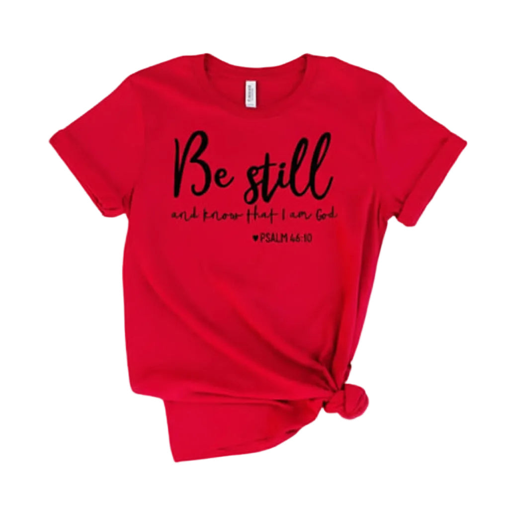Faith Graphic Cotton T-Shirt Inspirational Shirt for Women