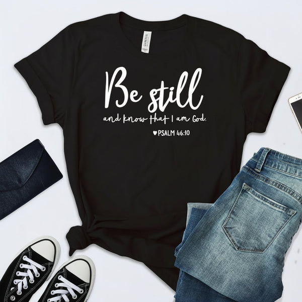 Faith Graphic Cotton T-Shirt Inspirational Shirt for Women